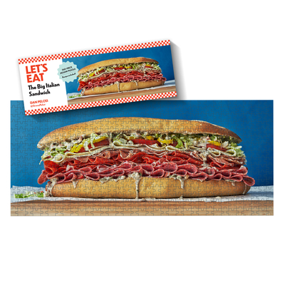 The Big Italian Sandwich Puzzle: 560-Piece Jigsaw Puzzle (Based on a Recipe from the Grossy Pelosi Cookbook Let's Eat!) - Pelosi, Dan