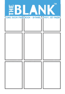 The Blank Comic Book Panelbook - 9-Panel, 7x10, 127 Pages