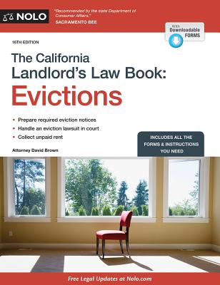 The California Landlord's Law Book: Evictions - Brown, David, Attorney