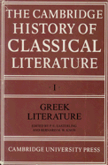 The Cambridge History of Classical Literature: Volume 1, Greek Literature