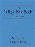 The College Blue Book - Macmillan Reference Usa (Creator)
