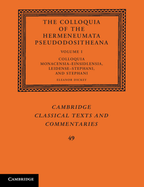 The Colloquia of the Hermeneumata Pseudodositheana