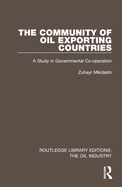 The Community of Oil Exporting Countries: A Study in Governmental Co-operation