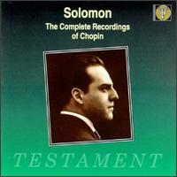 The Complete Recordings Of Chopin - Solomon (piano)