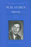 The Complete Works of W. H. Auden, Volume III: Prose: 1949-1955
