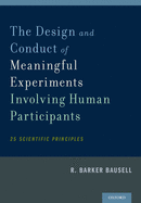 The Design and Conduct of Meaningful Experiments Involving Human Participants: 25 Scientific Principles