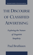 The Discourse of Classified Advertising: Exploring the Nature of Linguistic Simplicity