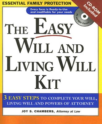 The Easy Will and Living Will Kit - Chambers, Joy S