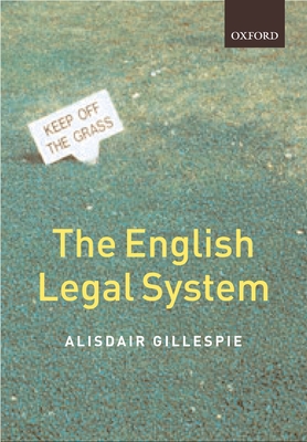 The English Legal System - Gillespie, Alisdair