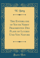 The Enterlude of Youth Nebst Fragmenten Des Playe of Lucres Und Von Nature (Classic Reprint)