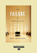 The Failure of Corporate Law: Fundamental Flaws & Progressive Possibilities (Large Print 16pt)