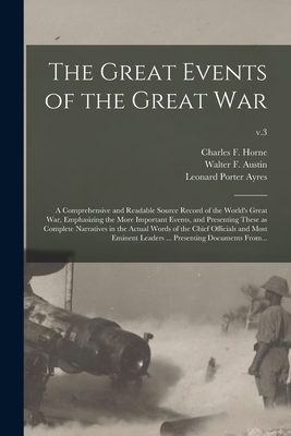 The Great Events of the Great War; a Comprehensive and Readable Source Record of the World's Great War, Emphasizing the More Important Events, and Presenting These as Complete Narratives in the Actual Words of the Chief Officials and Most Eminent...; v.3 - Horne, Charles F (Charles Francis) (Creator), and Austin, Walter F (Walter Forward) 1 (Creator), and Ayres, Leonard Porter...