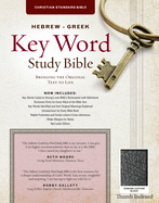 The Hebrew-Greek Key Word Study Bible: CSB Edition, Black Genuine Indexed