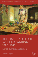 The History of British Women's Writing, 1920-1945: Volume Eight