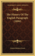 The History of the English Paragraph (1894)