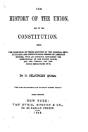 The History of the Union and of the Constitution