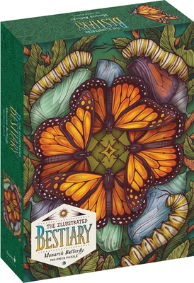 The Illustrated Bestiary Puzzle: Monarch Butterfly (750 pieces) - Toll, Maia, and O'Hara, Kate (Illustrator)