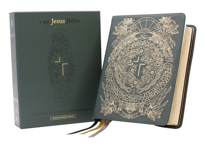 The Jesus Bible Artist Edition, Esv, Genuine Leather, Calfskin, Green, Limited Edition - Passion Publishing (Editor), and Zondervan
