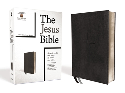The Jesus Bible, NIV Edition, Leathersoft, Black, Comfort Print - Passion (General editor), and Giglio, Louie (Introduction by)