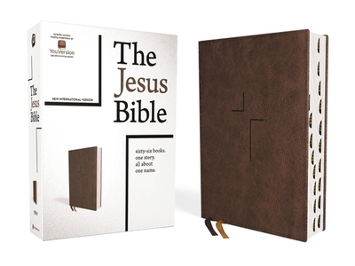 The Jesus Bible, NIV Edition, Leathersoft, Brown, Thumb Indexed, Comfort Print - Passion Publishing (General editor), and Giglio, Louie (Introduction by)