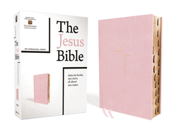 The Jesus Bible, NIV Edition, Leathersoft over Board, Pink, Thumb Indexed, Comfort Print