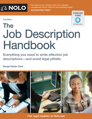 The Job Description Handbook - Mader-Clark, Margie