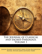 The Journal of Classical and Sacred Philology, Volume 1