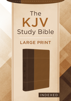 The KJV Study Bible, Large Print (Indexed) [Copper Cross] - Compiled by Barbour Staff, and Hudson, Christopher D