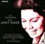 The Legendary Dame Janet Baker - Janet Baker (mezzo-soprano); Leslie Pearson (harpsichord); Thurston Dart (harpsichord)