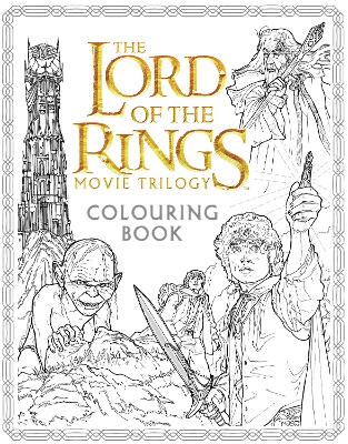 The Lord of the Rings Movie Trilogy Colouring Book - Warner Brothers, and Tolkien, J. R. R.