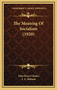 The Meaning of Socialism (1920)