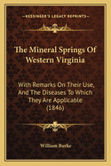 The Mineral Springs of Western Virginia: With Remarks on Their Use, and the Diseases to Which They Are Applicable. to Which Are Added a Notice of the Fauquier White Sulphur Spring, and a Chapter on Taverns, Also a Review of a Pamphlet Published by Dr. J.J