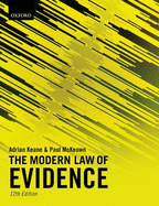 The Modern Law of Evidence