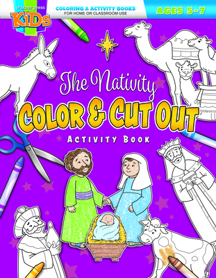 The Nativity Color & Cut Out: Coloring Activity Books ] Christmas--5-7 - Warner Press