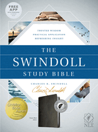 The NLT Swindoll Study Bible Black, Indexed