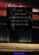 The Oxford Chronology of English Literature on Cd-Rom (Cd Rom)