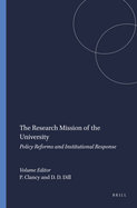 The Research Mission of the University: Policy Reforms and Institutional Response