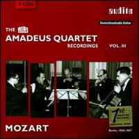 The RIAS Amadeus Quartet Recordings, Vol. 3: Mozart - Amadeus Quartet; Cecil Aronowitz (viola); Heinrich Geuser (clarinet)