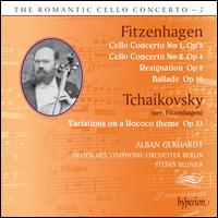 The Romantic Cello Concerto, Vol. 7: Fitzenhagen, Tchaikovsky - Alban Gerhardt (cello); Deutsches Symphonie-Orchester Berlin; Stefan Blunier (conductor)