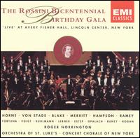 The Rossini Bicentennial Birthday Gala - Chris Merritt (tenor); Deborah Voigt (soprano); Frederica Von Stade (mezzo-soprano); Henry Runey (bass);...