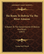 The Route To Bolivia Via The River Amazon: A Report To The Governments Of Bolivia And Brazil (1877)