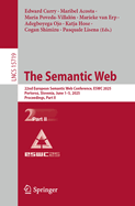 The Semantic Web: 22nd European Semantic Web Conference, ESWC 2025, Portoroz, Slovenia, June 1-5, 2025, Proceedings, Part II