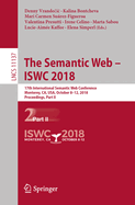 The Semantic Web - Iswc 2018: 17th International Semantic Web Conference, Monterey, Ca, Usa, October 8-12, 2018, Proceedings, Part I