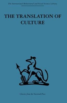 The Translation of Culture: Essays to E E Evans-Pritchard - Beidelman, T O, Professor (Editor)