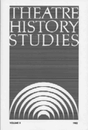 Theatre History Studies 1982, Vol. 2: Volume 2