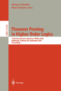 Theorem Proving in Higher Order Logics: 14th International Conference, Tphols 2001, Edinburgh, Scotland, UK, September 3-6, 2001. Proceedings