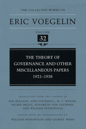 Theory of Governance and Other Miscellaneous Papers, 1921-1938 (Cw32): Volume 32