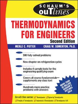 Thermodynamics for Engineers - Potter, Merle, Dr., PhD, Pe