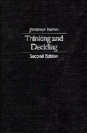 Thinking and Deciding - Baron, Jonathan