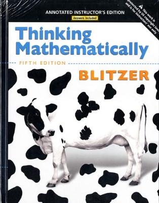 Thinking Mathematically - Blitzer, Robert